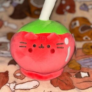 Pusheen Fruits Candy Apple Squisheen  NWT Exclusive + WAFFLE PUSHEEN